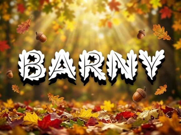 Barny: A Display Font for Bold Visual Statements