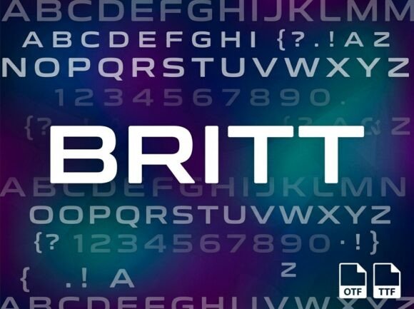Britt: A Bold Typeface for Striking Visual Design