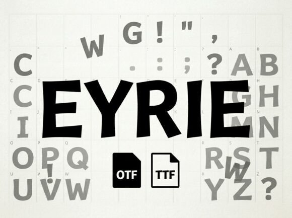Eyrie: The Bold Display Font for High-Impact Design