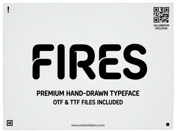 Fires: A Display Font for Unforgettable Branding