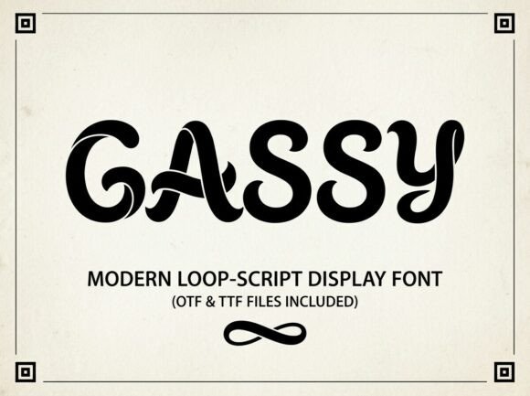 Gassy Font: A Bold Statement for Creative Design