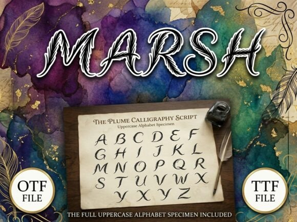 Marsh: The Bold Display Font for Impactful Design