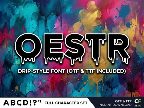 Oestr: The Bold Decorative Font for Modern Design